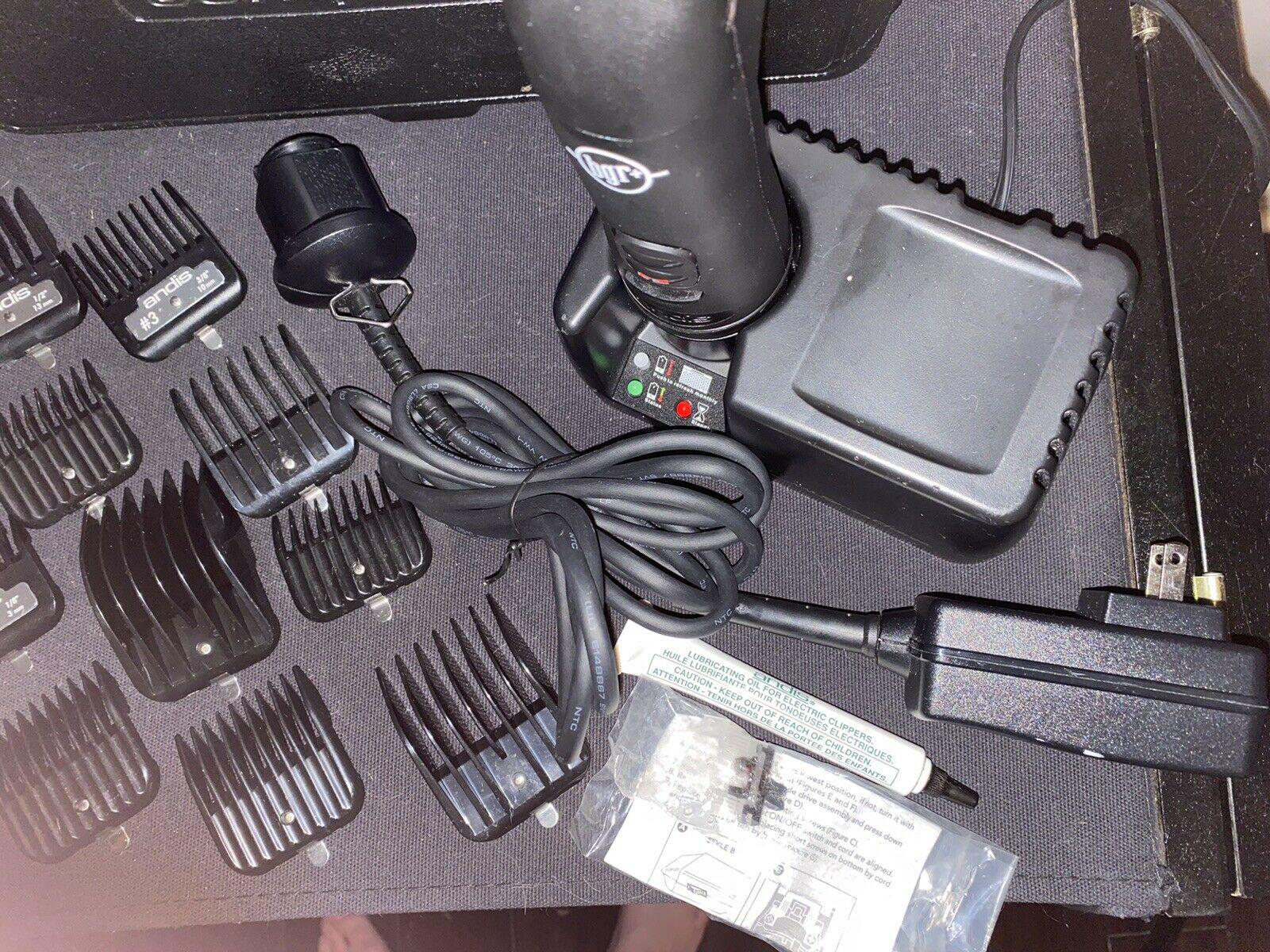Andis BGRC Professional Clipper W/ Charging Dock and Power Cord EUC