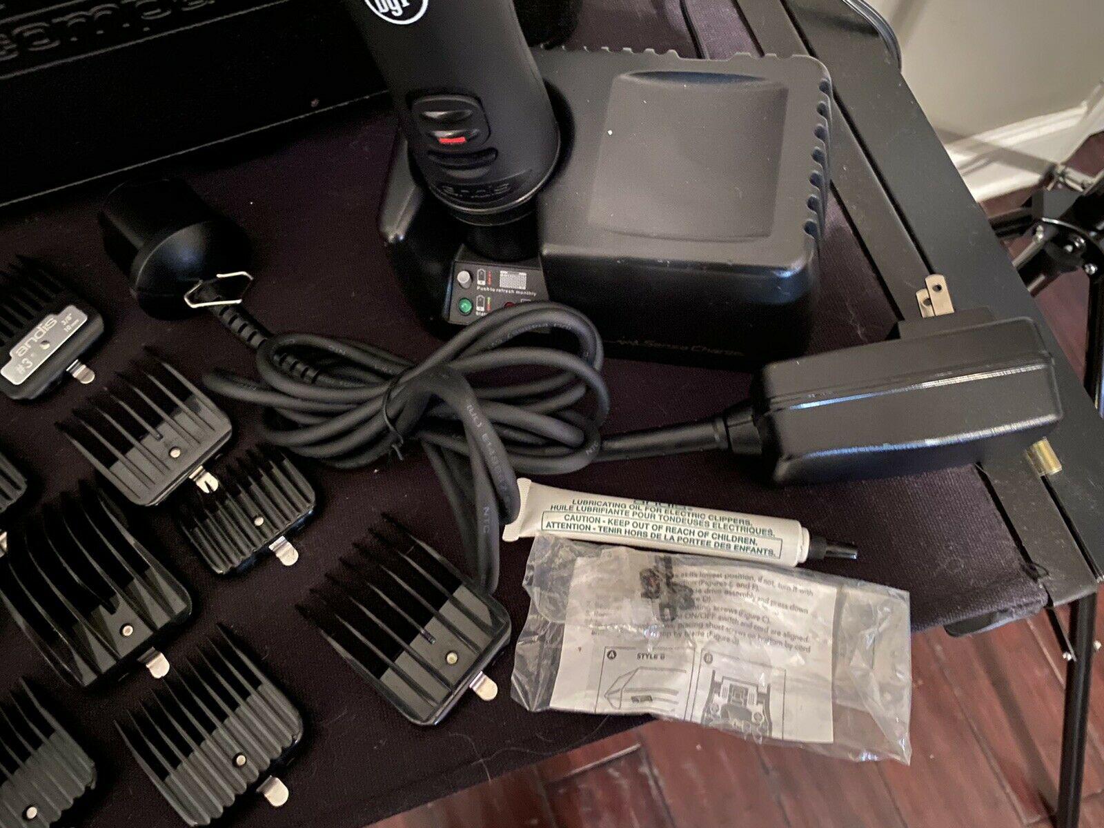 Andis BGRC Professional Clipper W/ Charging Dock and Power Cord EUC