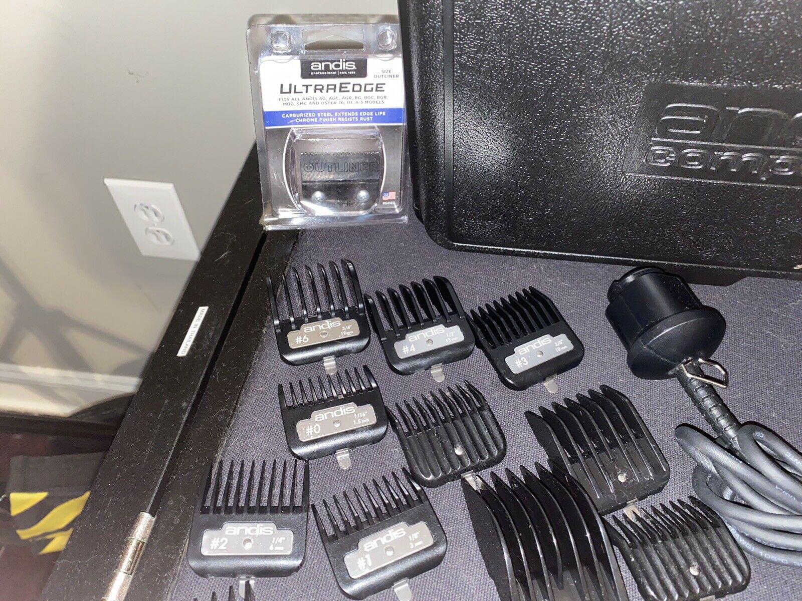 Andis BGRC Professional Clipper W/ Charging Dock and Power Cord EUC