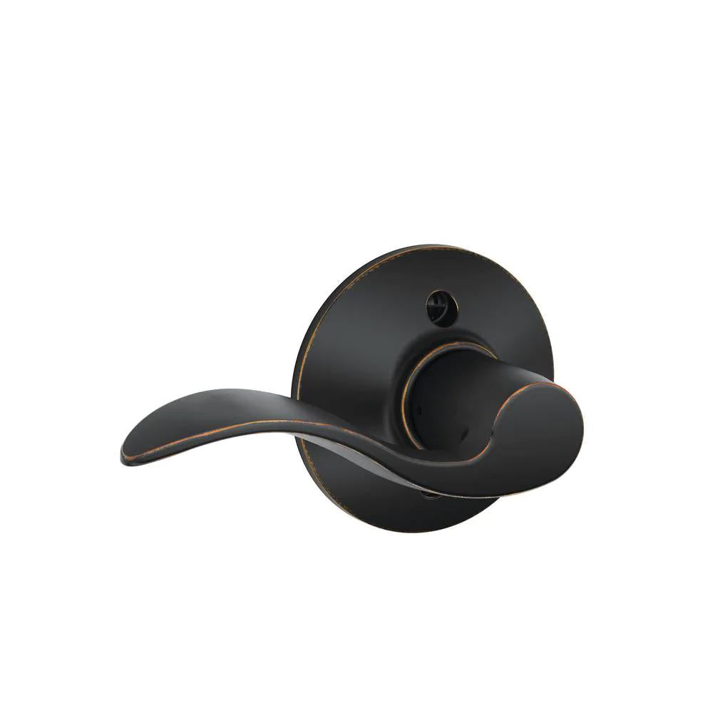 Accent Aged Bronze Left Handed Dummy Door Lever