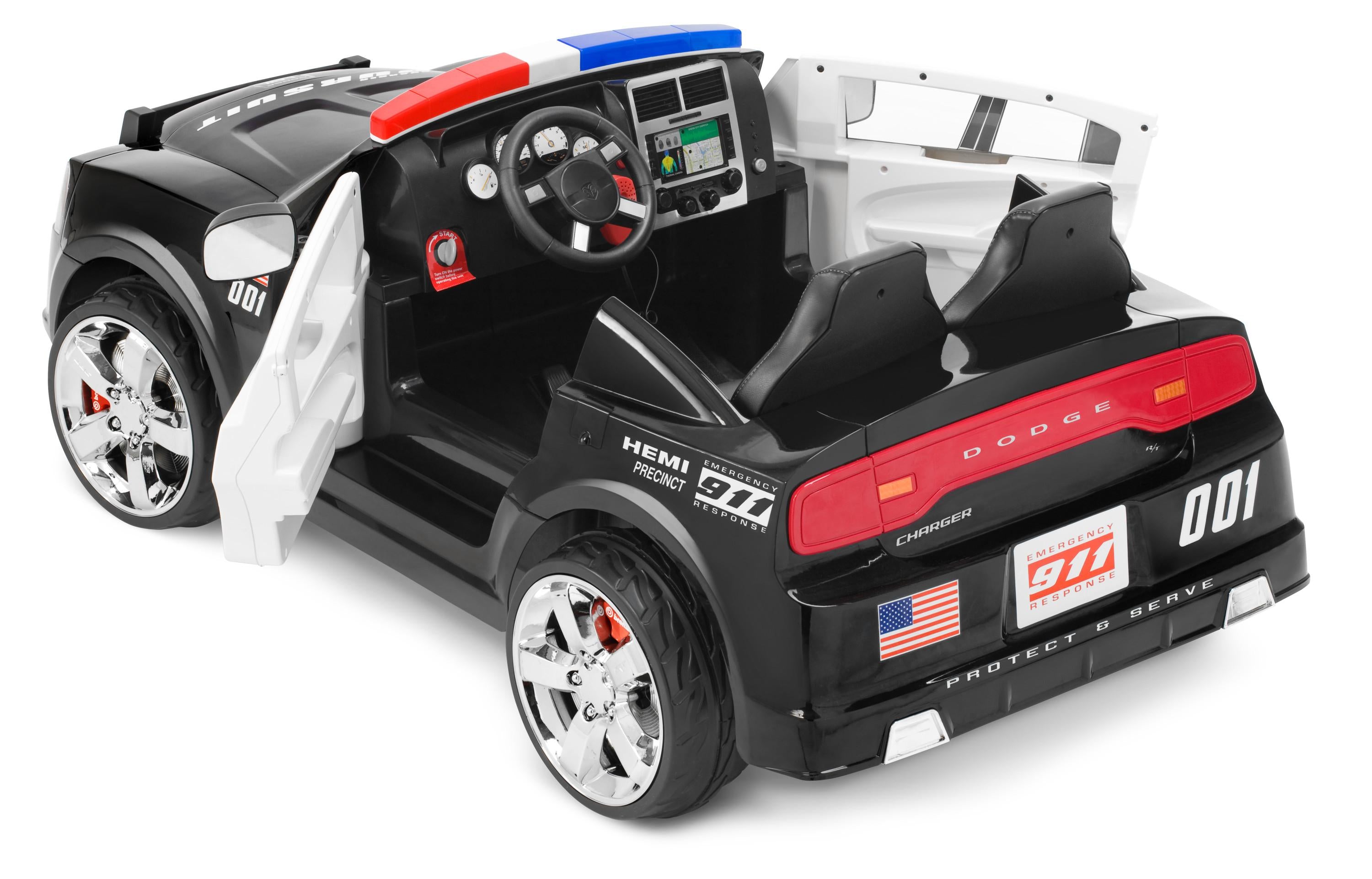 Kid Trax DodPursuit Police Car 12-Volt Battery-Powered Ride-On