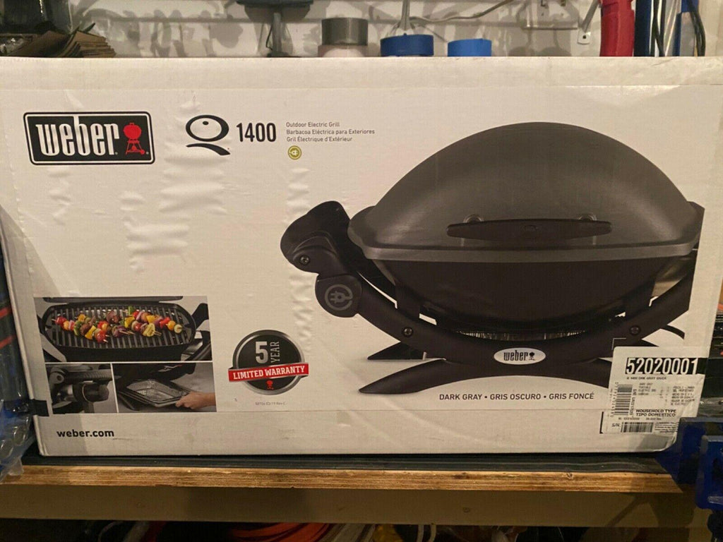 Q1400 Electric Grill Q series Portable BBQ pit 52020001 NEW