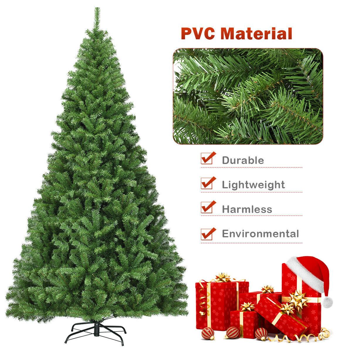 PVC Artificial Christmas Tree Premium Hinged-9'