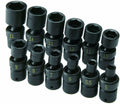 SK Hand Tool 32350 1/4-Inch Drive Swivel Metric Impact Socket Set, 12-Piece