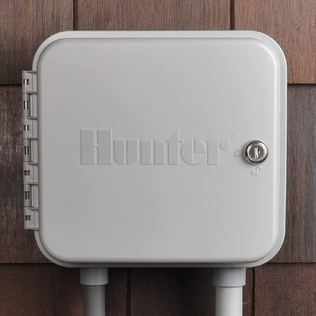 Hunter Pro-C Modular Outdoor Irrigation Controller Gray 4-Station Base Unit Controller, Outdoor Mount with 120 VAC Internal Transformer, Expandable to 16 Stations B00LBGQ4K2