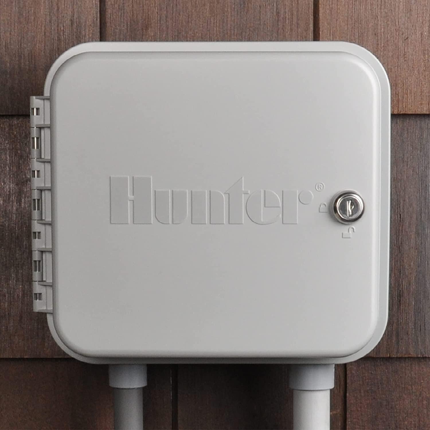 Hunter Pro-C Modular Outdoor Irrigation Controller Gray 4-Station Base Unit Controller, Outdoor Mount with 120 VAC Internal Transformer, Expandable to 16 Stations B00LBGQ4K2