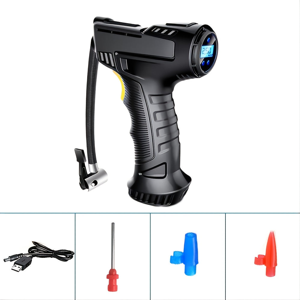 Car Air Pump Car Handheld Digital Display Intelligent Electric Car Inflatable Pump