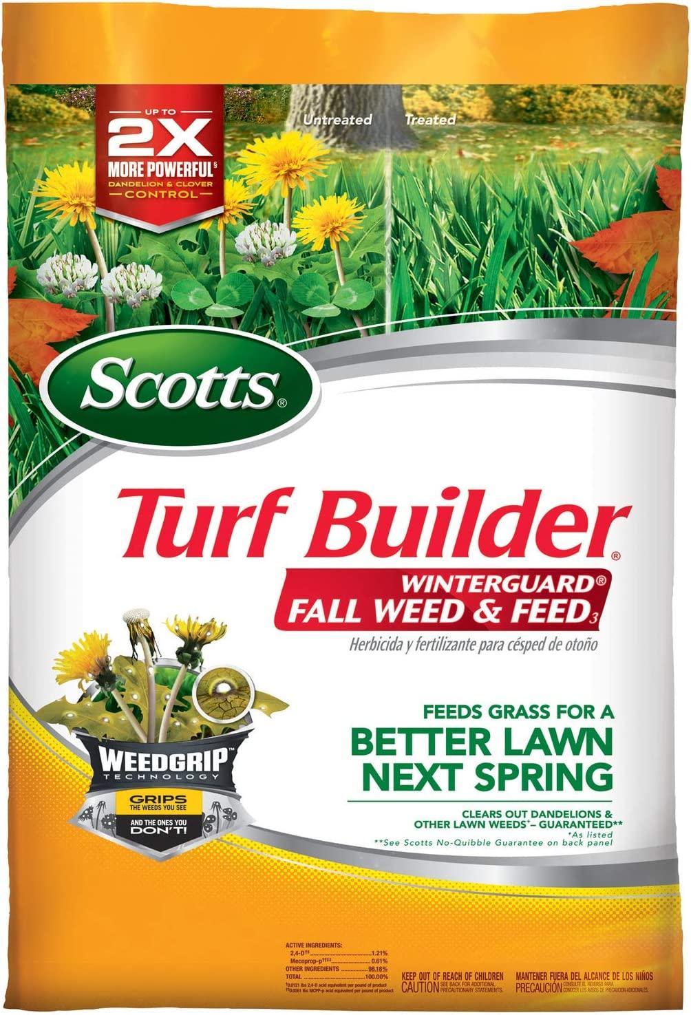 Scotts Turf Builder WinterGuard Fall Weed & Feed 3 - 5,000 sq. ft., 2-Pack