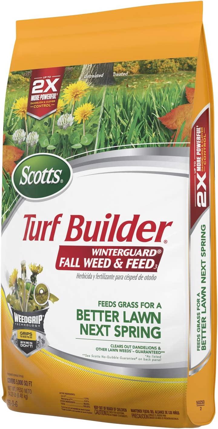 Scotts Turf Builder WinterGuard Fall Weed & Feed 3 - 5,000 sq. ft., 2-Pack