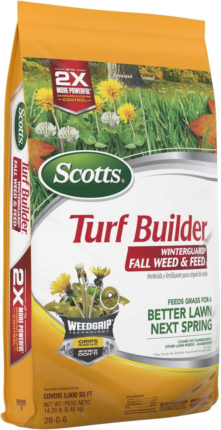 Scotts Turf Builder WinterGuard Fall Weed & Feed 3 - 5,000 sq. ft., 2-Pack