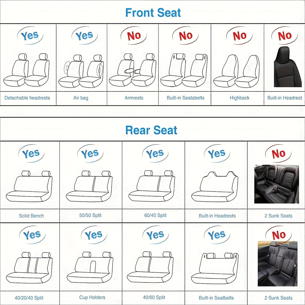 5 Car Seat Cover Set Full PackaCar Seat Cushion PU Leather Car Seat Cover Universal Car Seat Cover Full Set Compatible With Five-seat Models