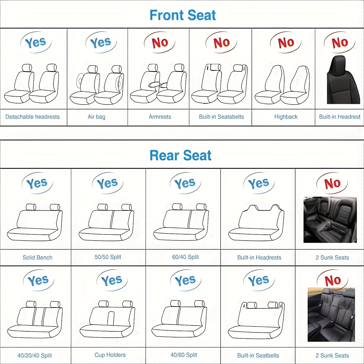 5 Car Seat Cover Set Full PackaCar Seat Cushion PU Leather Car Seat Cover Universal Car Seat Cover Full Set Compatible With Five-seat Models