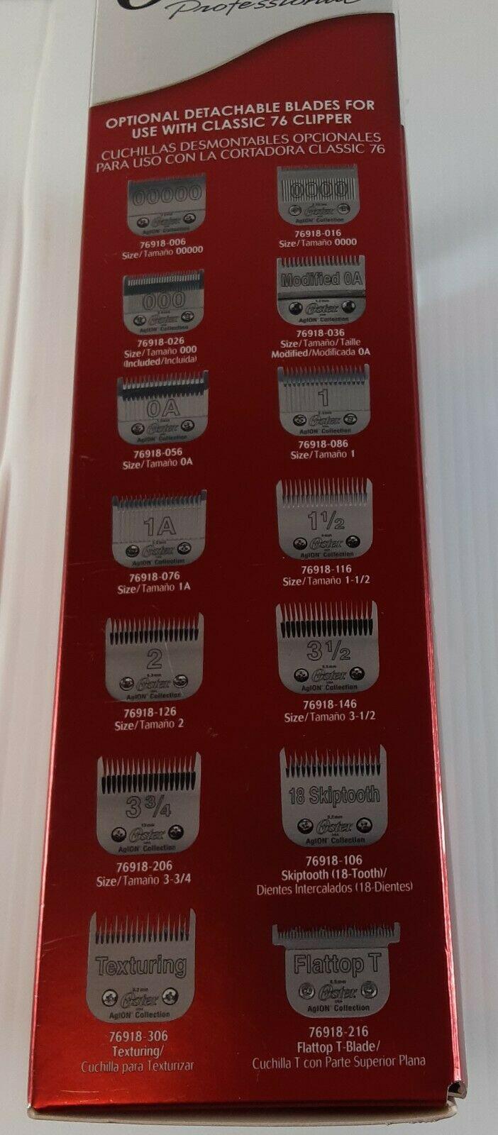 Professional Hair Clippers Trimmers Oster Classic 76 Barber Tool 770010