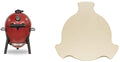 E06614 Charcoal Grill, Red & 6211 Smokin' Stone Jr, Natural Co