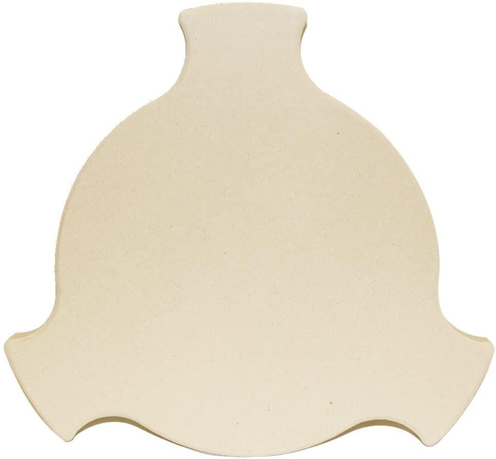E06614 Charcoal Grill, Red & 6211 Smokin' Stone Jr, Natural Co