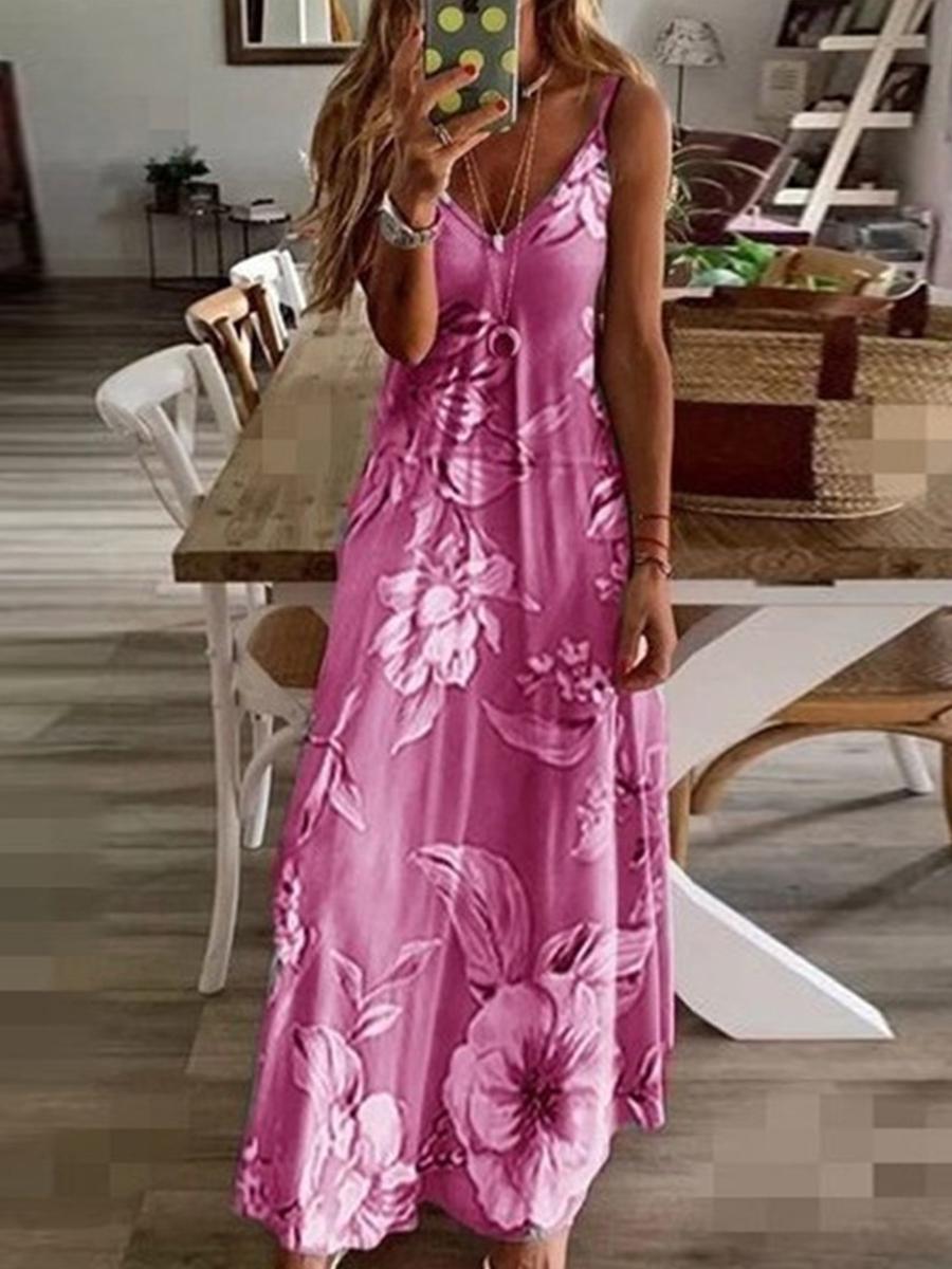 Long Flower Dress