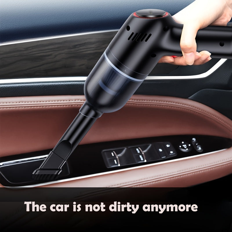 Wireless Car Vacuum Cleaner Handheld Electric Cleaning Tool Strong Suction For Home &amp; Car Use Mini Portable Car Vacuum Cleaner Pet Hair Cleaner
