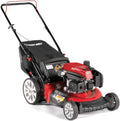Troy Bilt TB130 21 Inch 159cc Gas Mulching Push Walk Behind Lawn Mower, Red