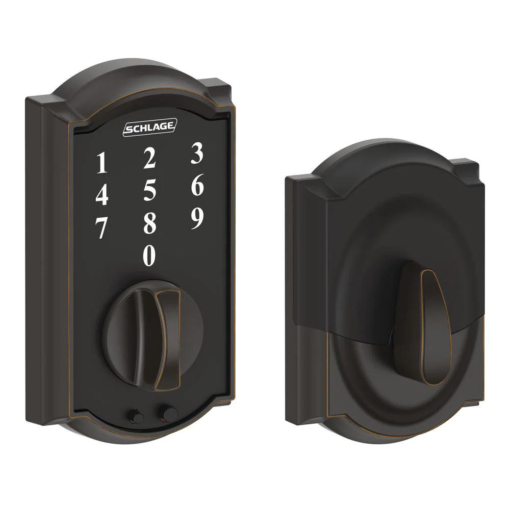Touch Keyless Touchscreen Deadbolt with Camelot Trim