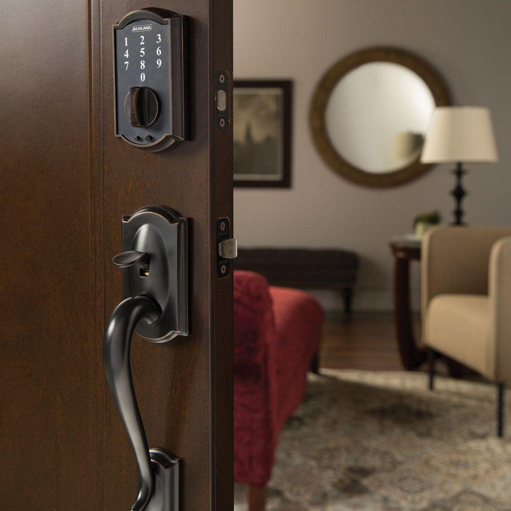 Touch Keyless Touchscreen Deadbolt with Camelot Trim
