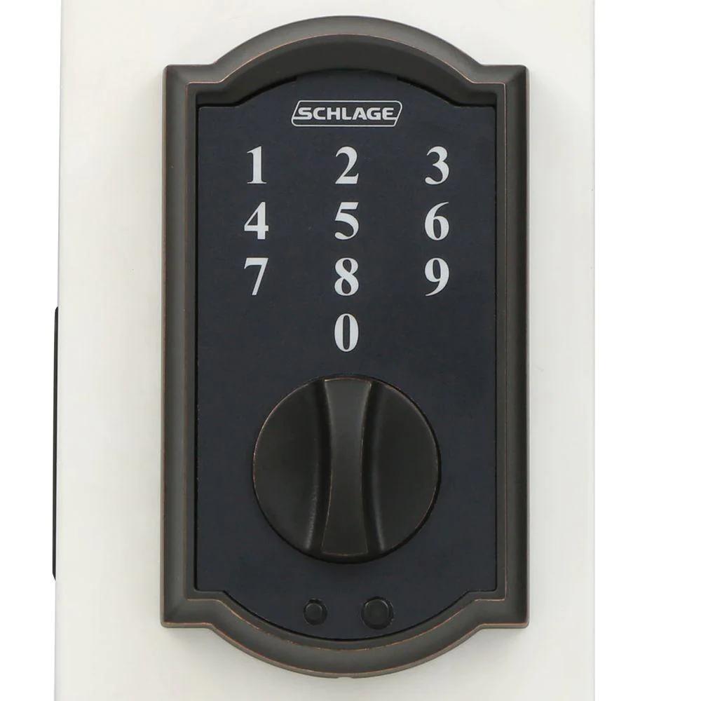 Touch Keyless Touchscreen Deadbolt with Camelot Trim