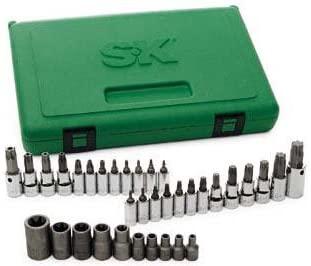 Sk Hand Tool LLC 19763 35 Pc. Torx Bit Socket Set 1/4" 3/8" &amp; 1/2" Drive