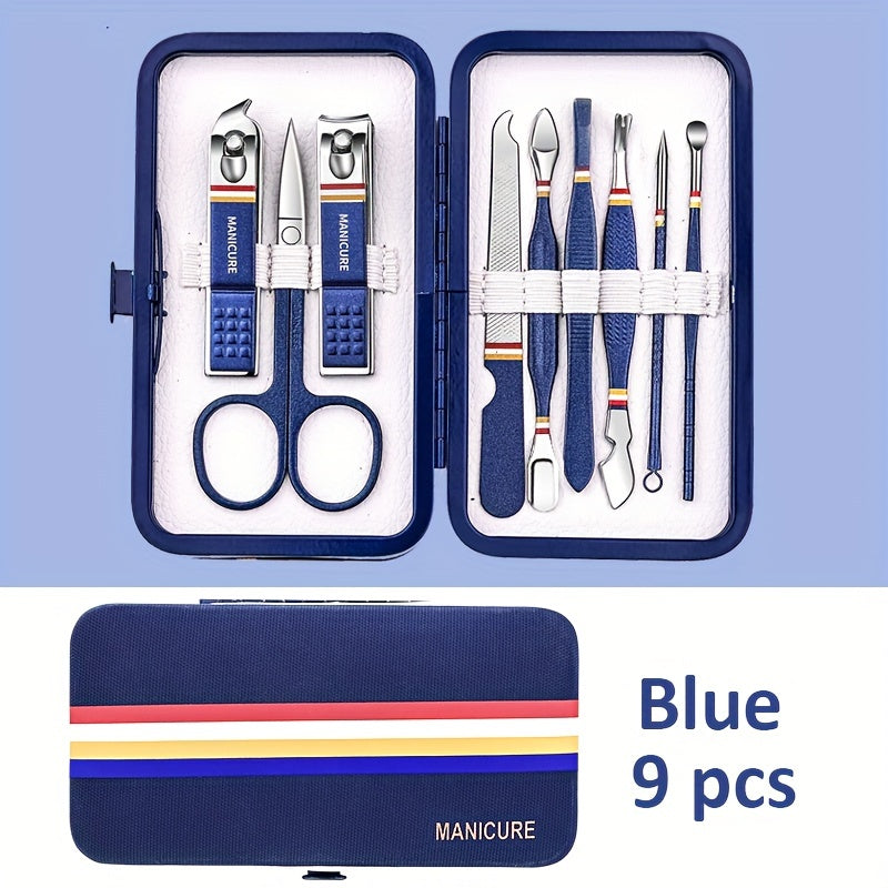 Manicure Set,  Steel Toe Finger Nail Clipper Nail Files Nail Cutter, Personal Care Tools, For Men Women