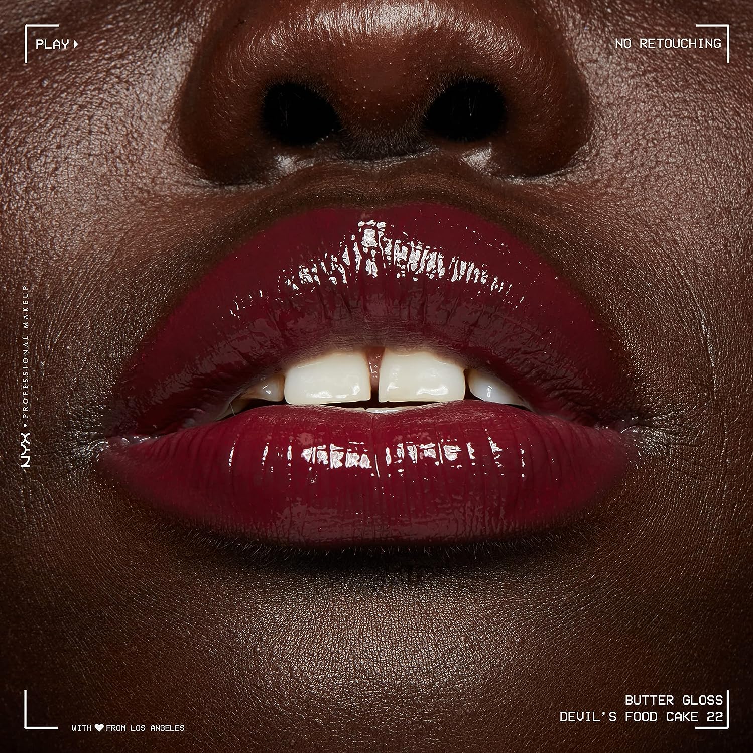 NYX PROFESSIONAL MAKEUP Butter Gloss, Non-Sticky Lip Gloss - Devil's Food Cake (Deep Plum)