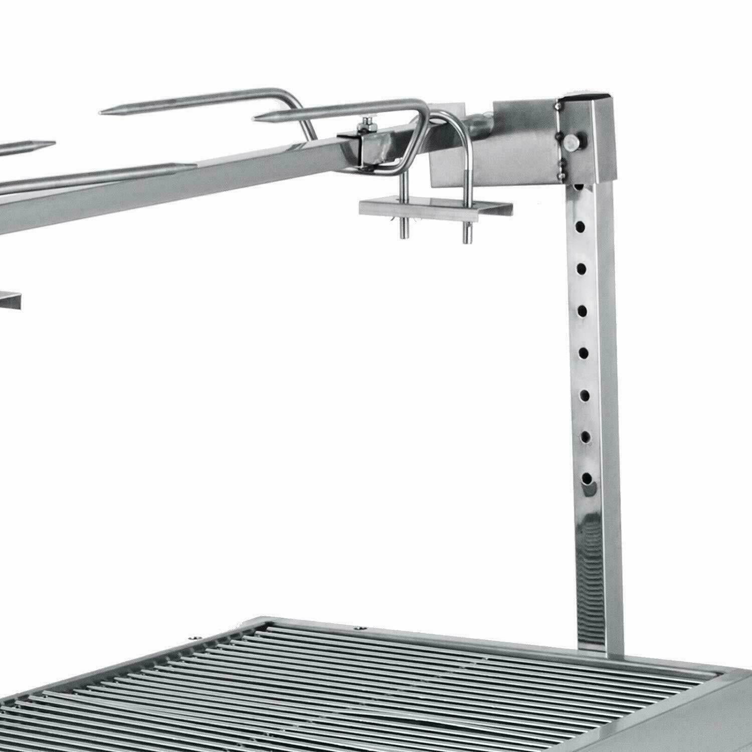 LarOutdoor BBQ Grill Roaster Spit Whole Chicken Lamb Pig Roast Roaster