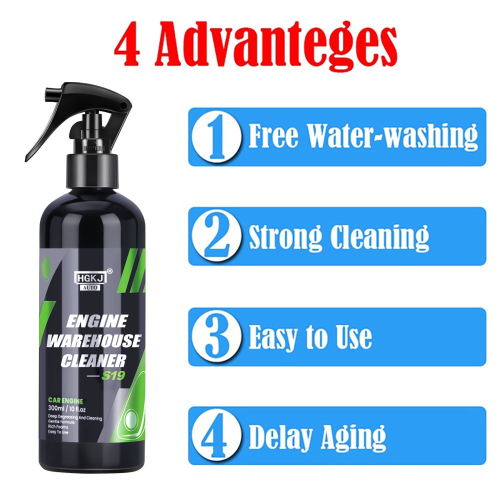 Engine Bay Cleaner Engine Shine Protector And Detailer Decontamination Deep Degreasing Compartment Heavy Oil Dust Car Cleaning Product