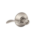 Accent Satin Nickel Privacy Bed/Bath Door Lever