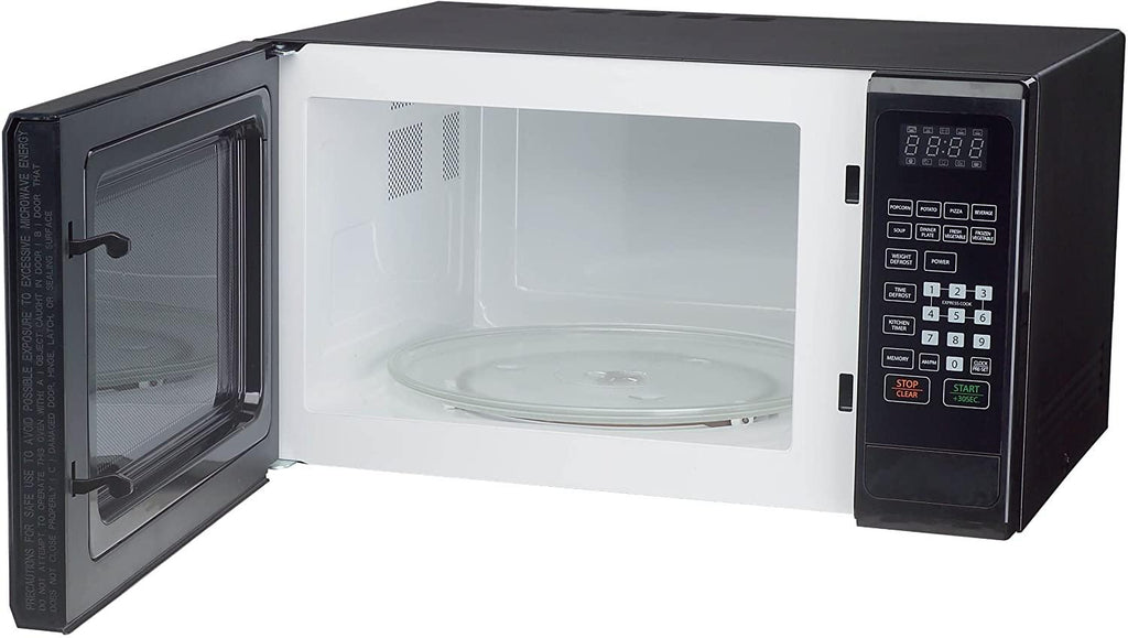 Magic Chef Black 1.1 Cu. Ft. 1000W Countertop Microwave Oven with Push-Button Door