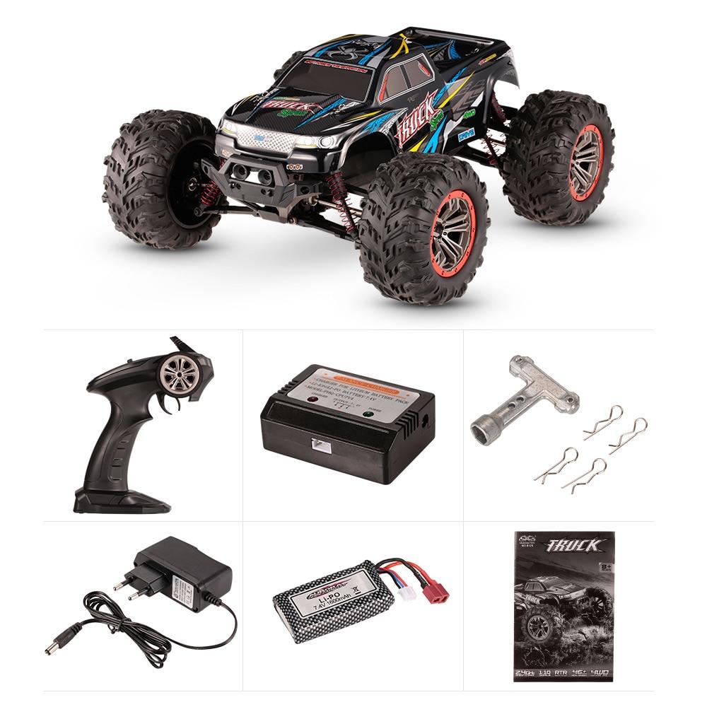 FMT 1:10 Scale High Speed 46km/h 4WD 2.4Ghz Remote Control Truck 9125, Radio Controlled Off-Road RC Car Monster Truck R/C RTR (Assorted Colors)