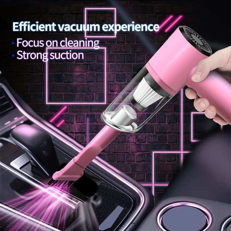 Vehicle-mounted Vacuum Cleaner Super Suction Super High Power Wet And Dry Cleaning Cat Hair Pet Hair Multi-functional Portable Mini-handheld