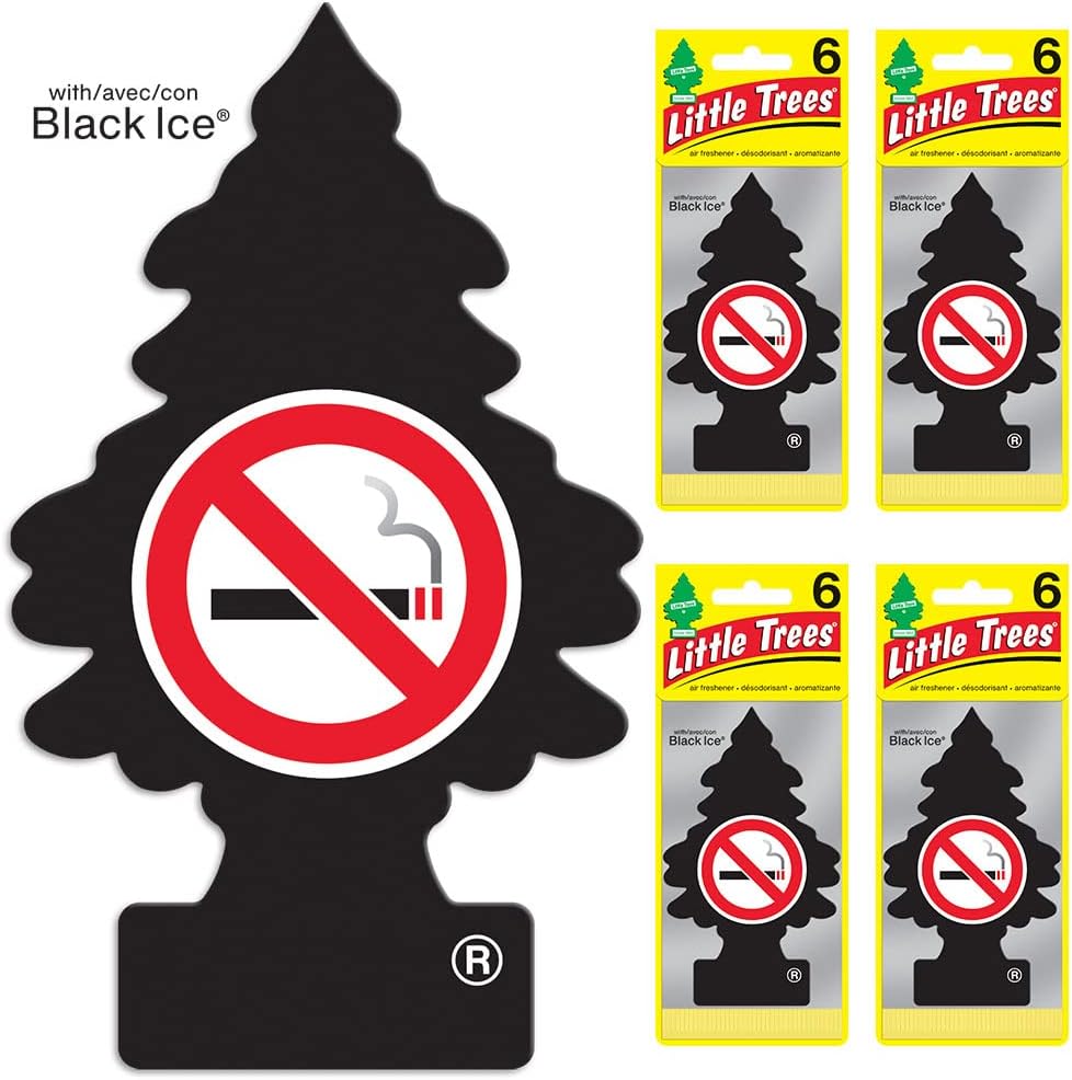 LITTLE TREES Air Fresheners Car Air Freshener. Hanging Tree Provides Long Lasting Scent for Auto or Home. No Smoking, 24 Air Fresheners