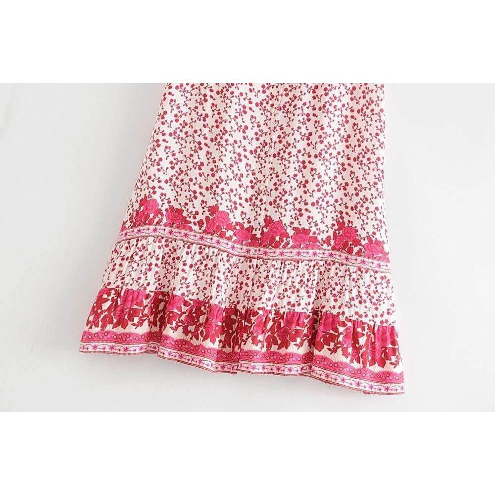 summer boho maxi skirt