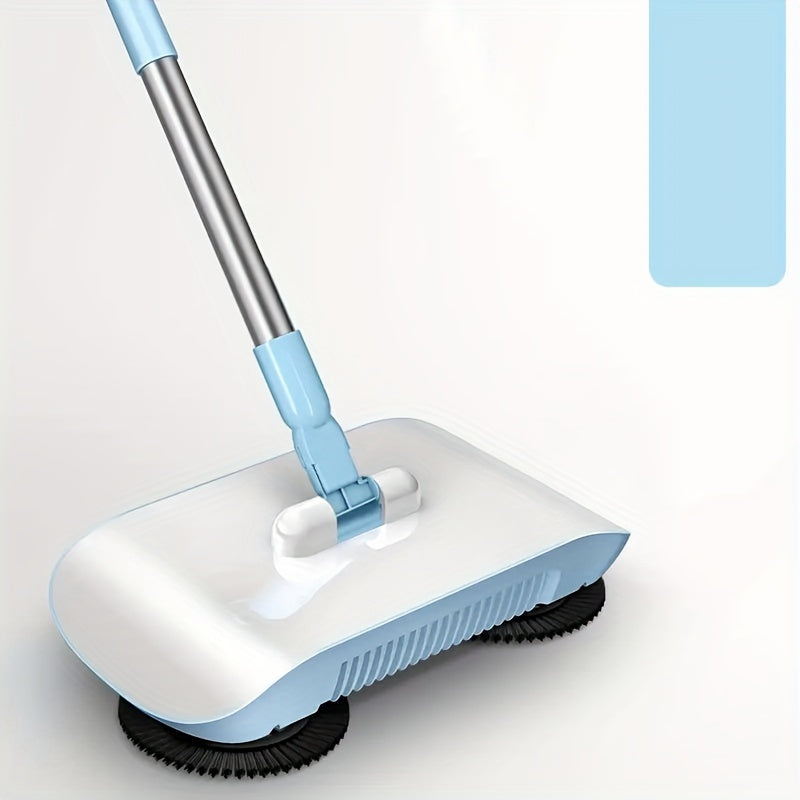Upgraded Household Broom, Upgraded Hand Push Broom Dustpan Set, Small Portable Broom, Clean Dust Pet Hair, Hand Push Mop Cleaner