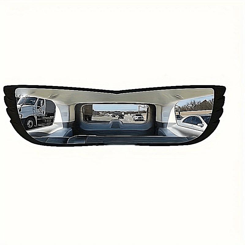 1pc Car Wide Angle Rearview Mirror Curved Interior LarField Of View Inside Mirror Blind Area Auxiliary Mirror