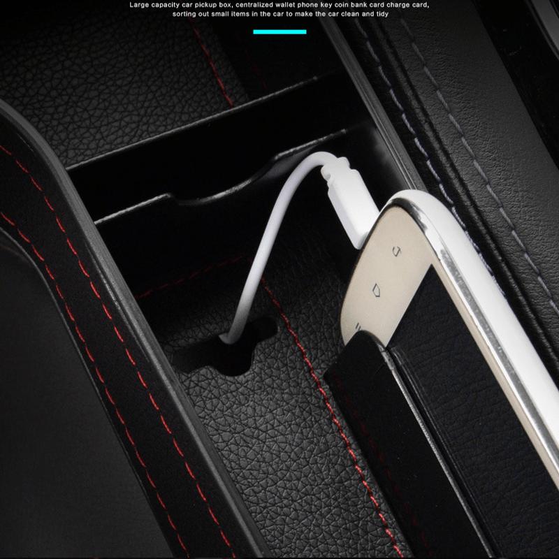 Car Seat StoraBox Card Phone Holder Pocket Car Seat Gap Leather StoraBox Seat Gap Pocket StoraBox Universal