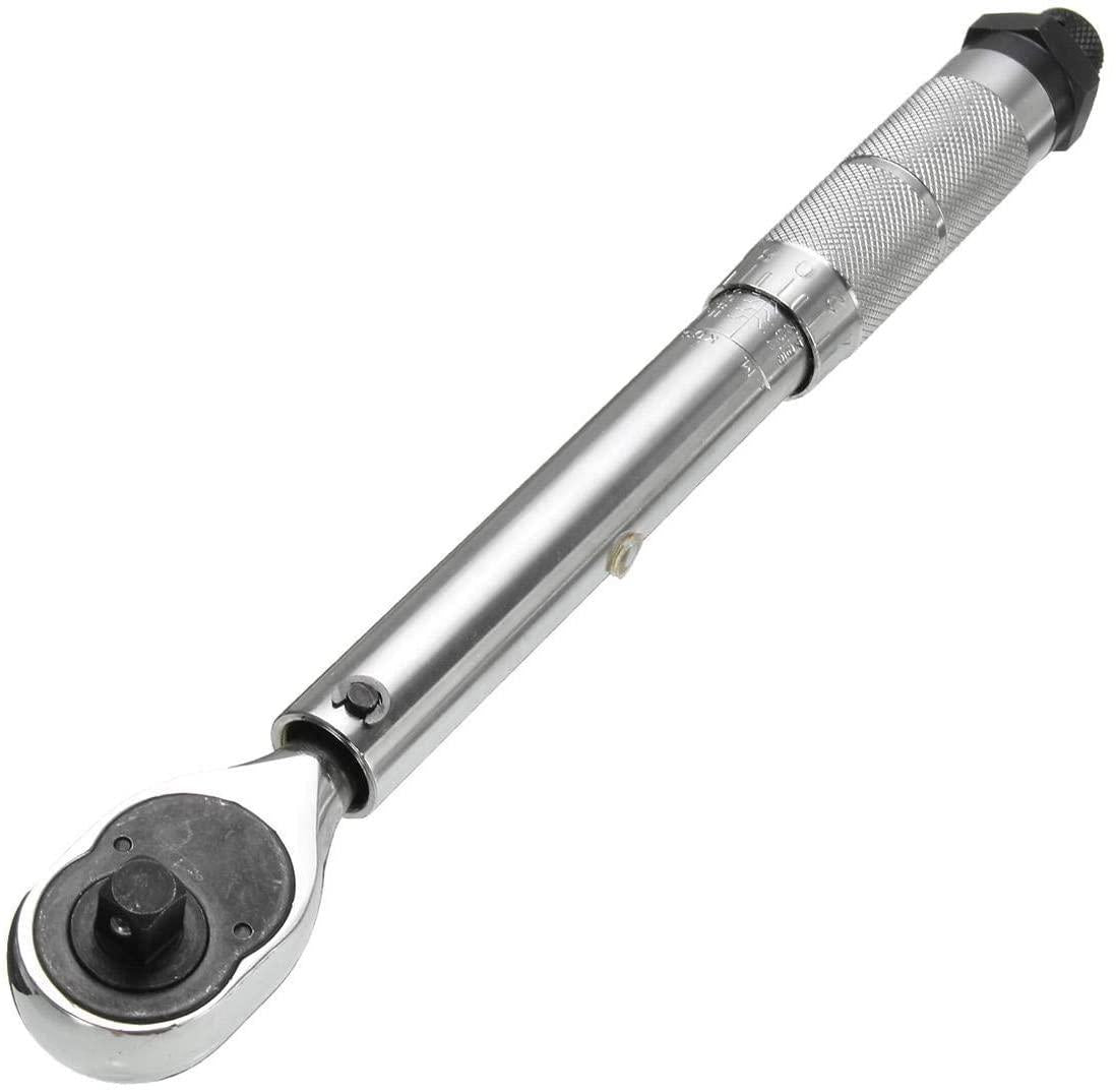Peixiang Sturdy 3/8inch Preset Adjustable Torque Wrench Molybdenum Steel Polished Chrome Hardware Tool Kits Safety