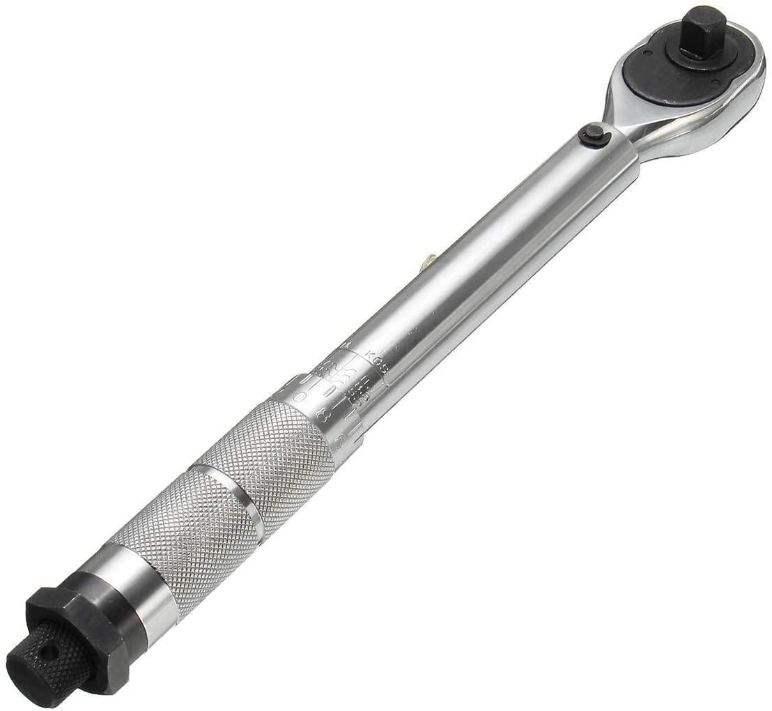 Peixiang Sturdy 3/8inch Preset Adjustable Torque Wrench Molybdenum Steel Polished Chrome Hardware Tool Kits Safety