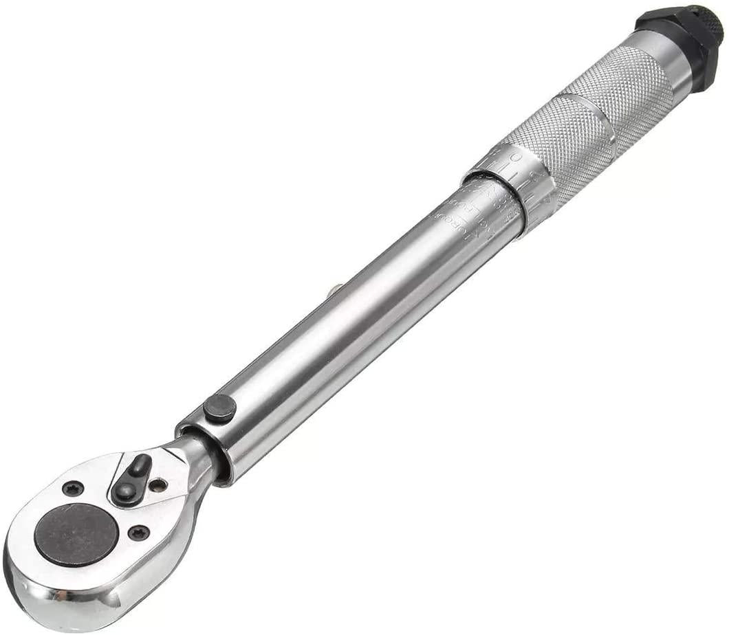 Peixiang Sturdy 3/8inch Preset Adjustable Torque Wrench Molybdenum Steel Polished Chrome Hardware Tool Kits Safety