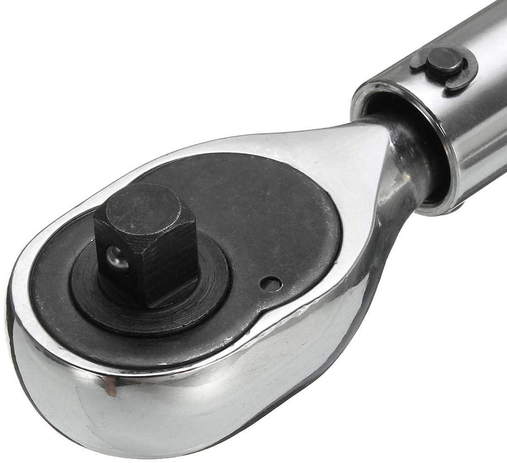 Peixiang Sturdy 3/8inch Preset Adjustable Torque Wrench Molybdenum Steel Polished Chrome Hardware Tool Kits Safety