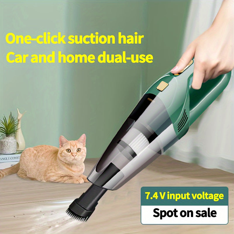 Car Mounted Wireless Vacuum Cleaner With Strong Power And LarSuction Mini Hand-held Car Vacuum Cleaner Household Indoor Small