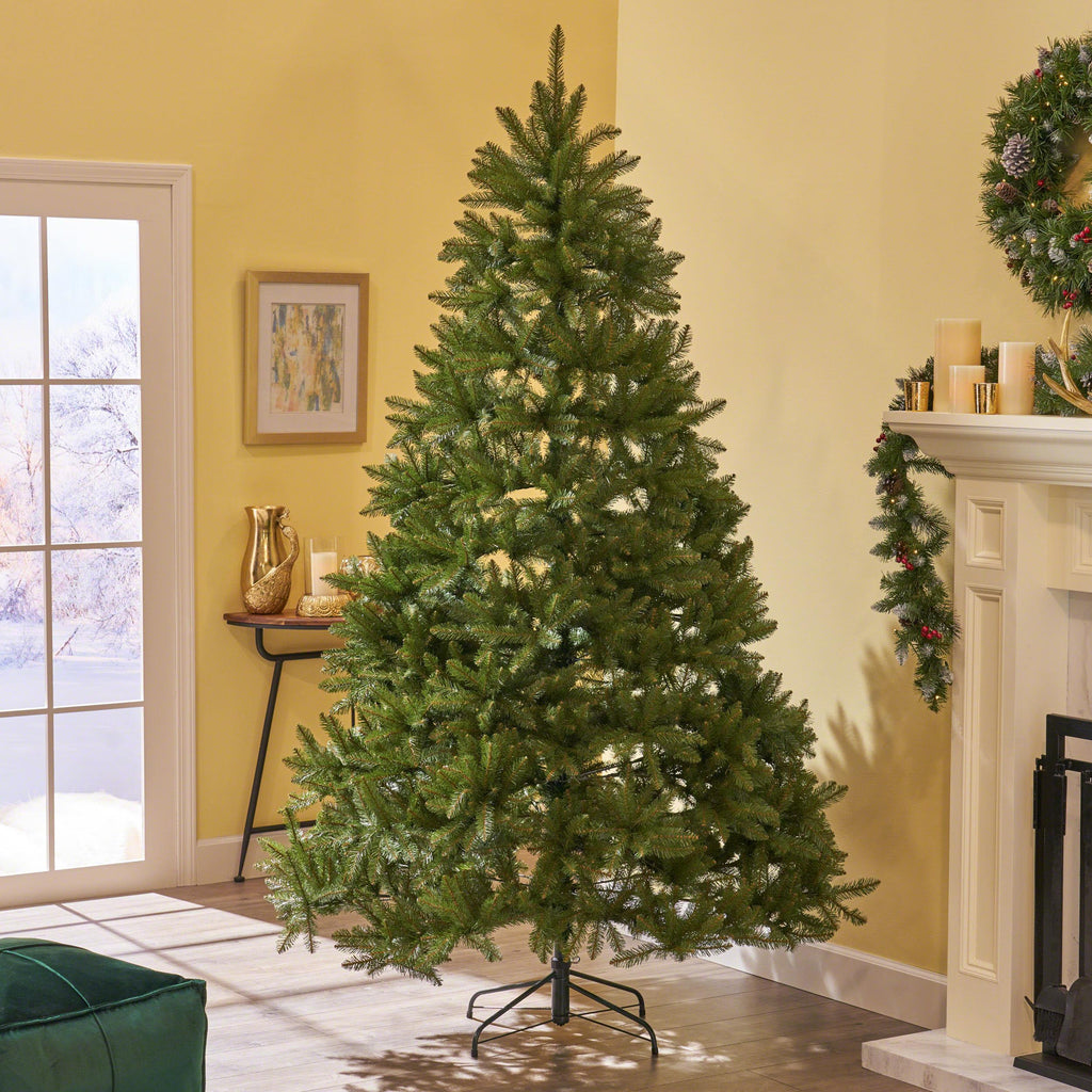 Noble House 9 Foot Artificial Fraser Fir Christmas Tree, Green