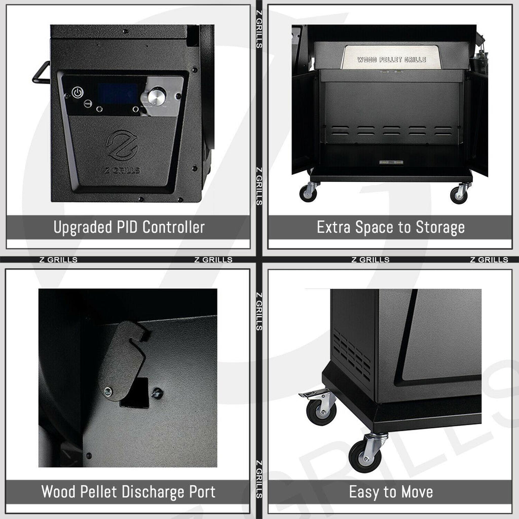 ZPG-700D4E Pellet Grill BBQ Smoker Digital Control 697 sq. in.