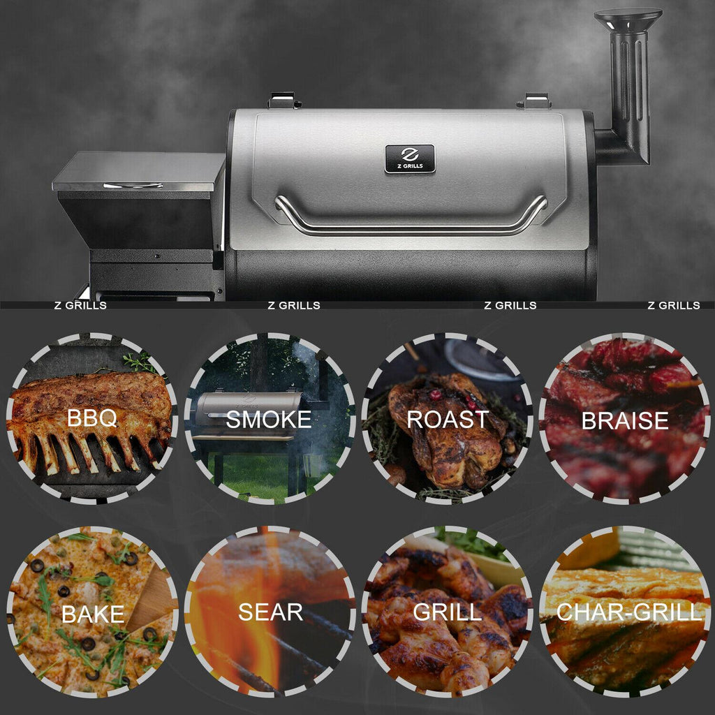 ZPG-700D4E Pellet Grill BBQ Smoker Digital Control 697 sq. in.