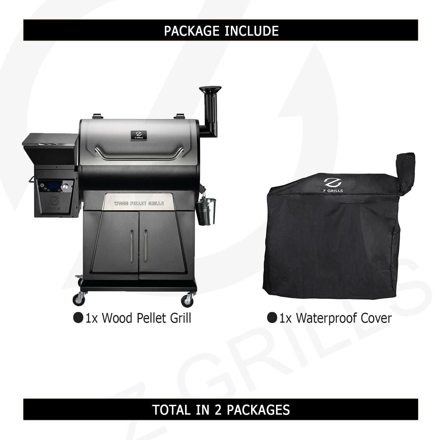 ZPG-700D4E Pellet Grill BBQ Smoker Digital Control 697 sq. in.