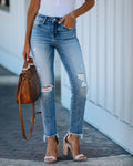 Fashion Hole Women Casual Jeans