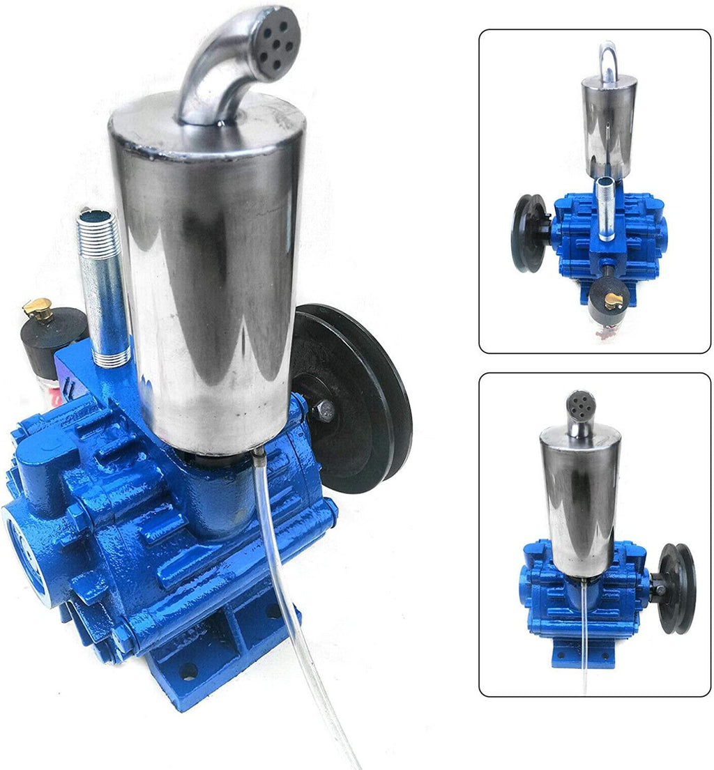 Cow Vacuum Pump Milker, 220L/min Milker Vacuum Pump MilMachine For Farm Cows Goat Bucket Barrel